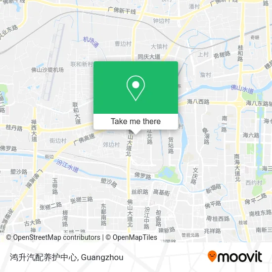 鸿升汽配养护中心 map