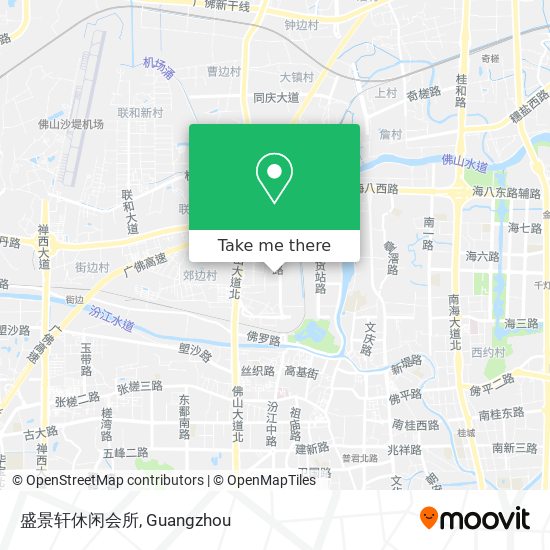 盛景轩休闲会所 map