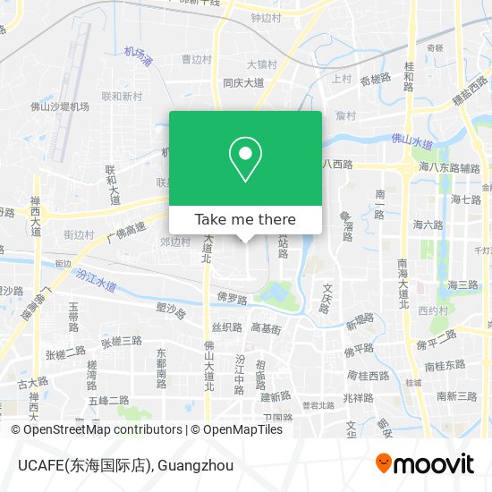 UCAFE(东海国际店) map