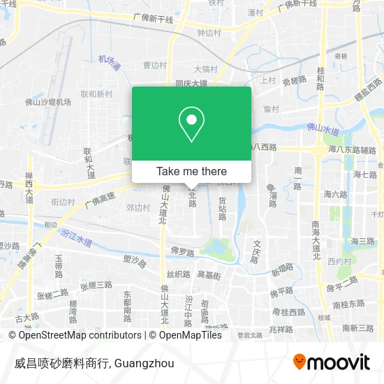 威昌喷砂磨料商行 map