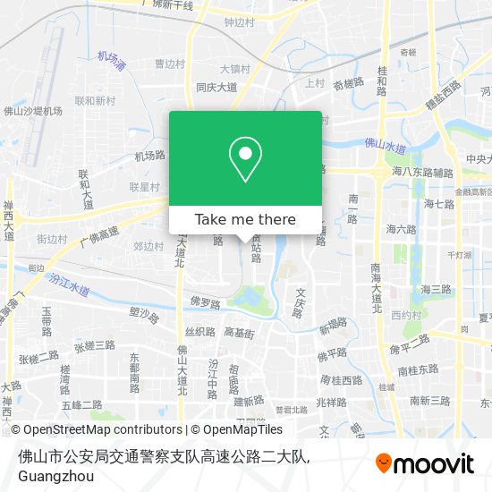 佛山市公安局交通警察支队高速公路二大队 map