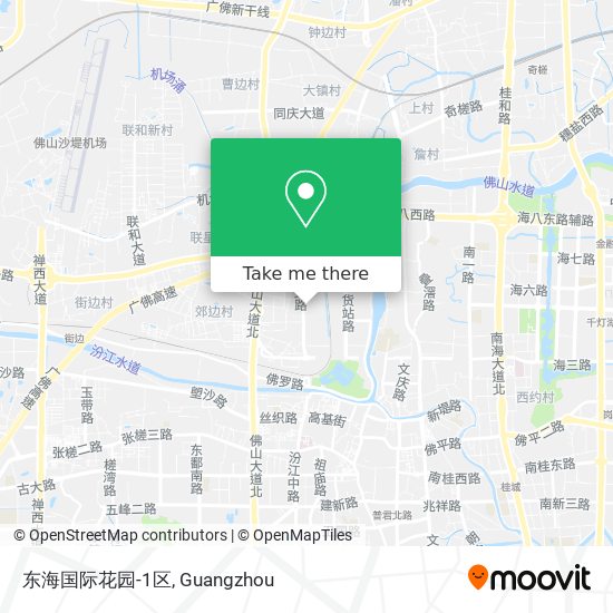 东海国际花园-1区 map