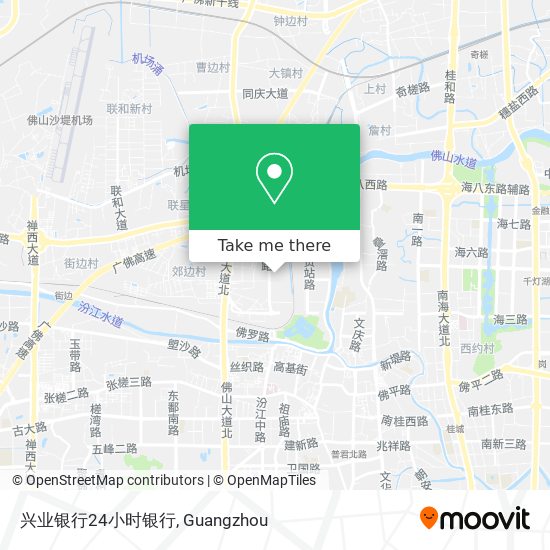 兴业银行24小时银行 map
