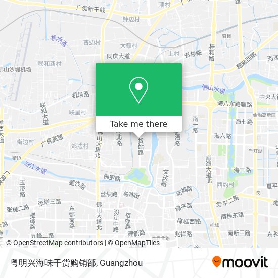 粤明兴海味干货购销部 map