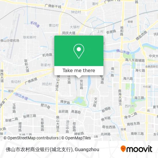 佛山市农村商业银行(城北支行) map