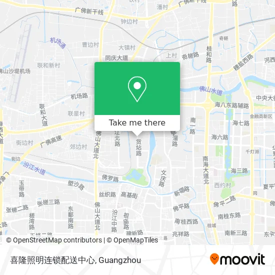 喜隆照明连锁配送中心 map