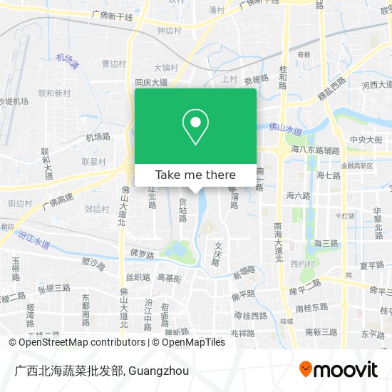 广西北海蔬菜批发部 map