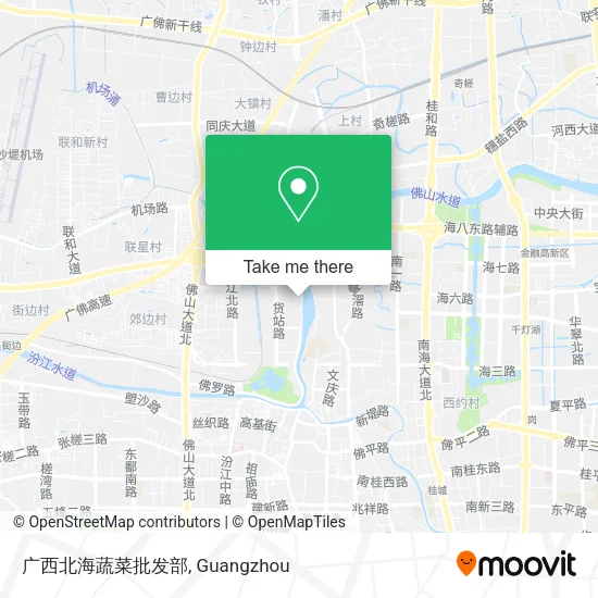广西北海蔬菜批发部 map