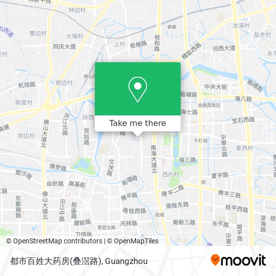 都市百姓大药房(叠滘路) map