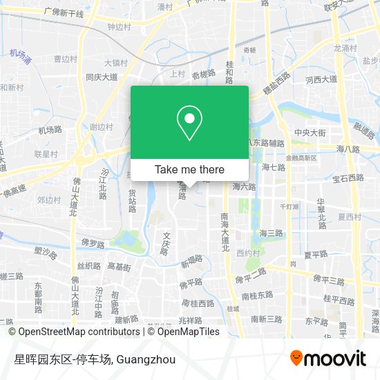 星晖园东区-停车场 map
