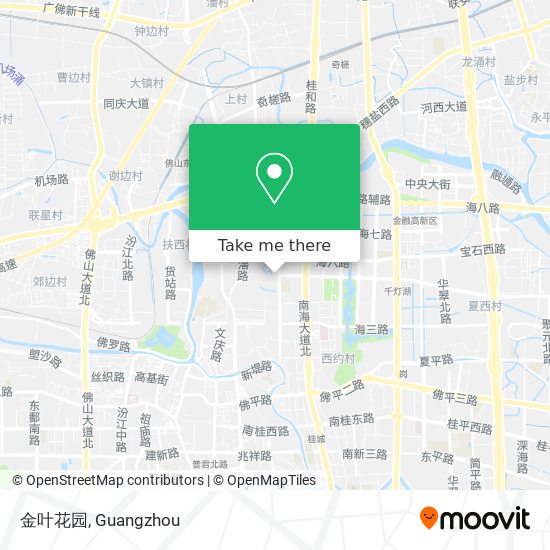 金叶花园 map