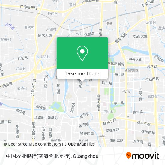 中国农业银行(南海叠北支行) map