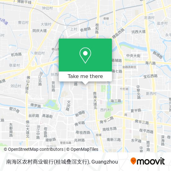 南海区农村商业银行(桂城叠滘支行) map