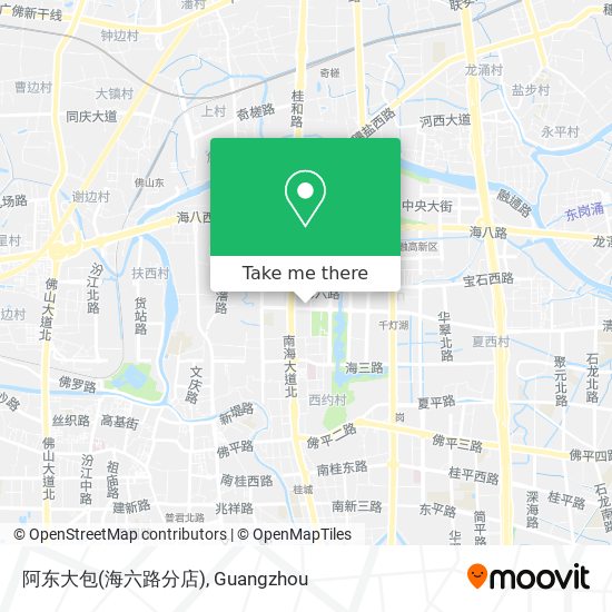 阿东大包(海六路分店) map