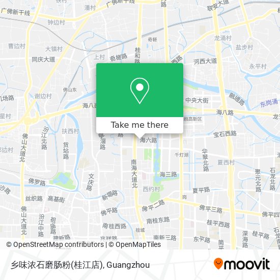 乡味浓石磨肠粉(桂江店) map