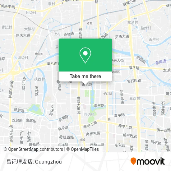 昌记理发店 map
