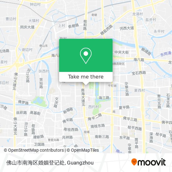 佛山市南海区婚姻登记处 map