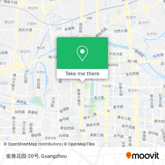 俊雅花园-20号 map