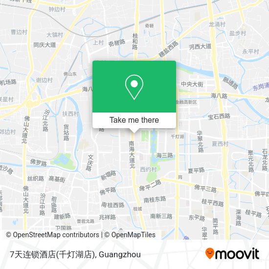 7天连锁酒店(千灯湖店) map