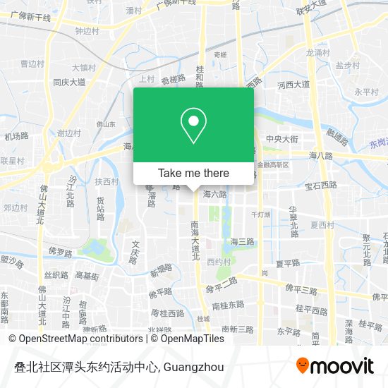 叠北社区潭头东约活动中心 map