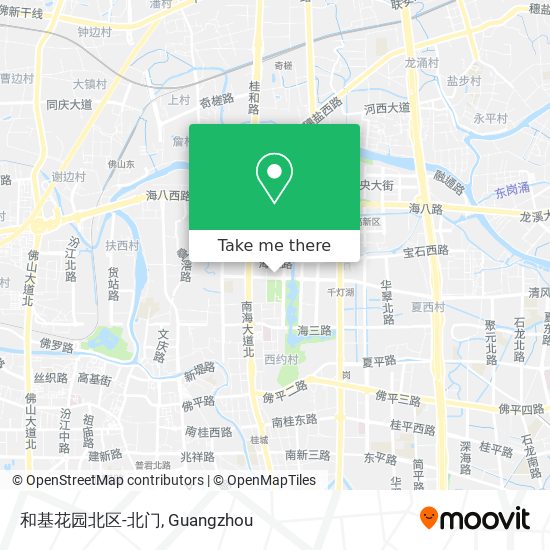 和基花园北区-北门 map