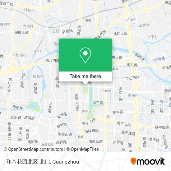 和基花园北区-北门 map