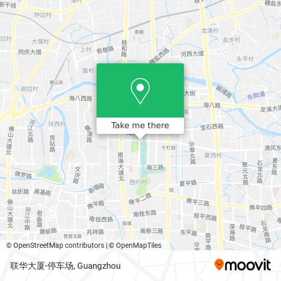 联华大厦-停车场 map