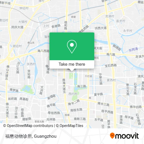 福懋动物诊所 map