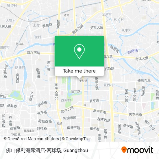 佛山保利洲际酒店-网球场 map