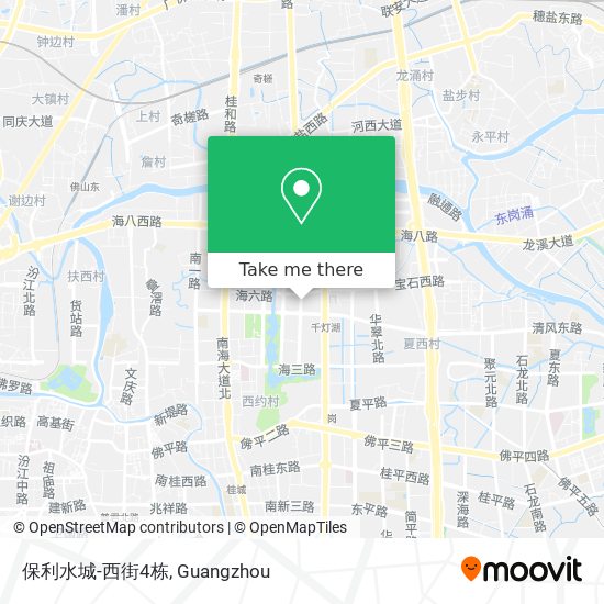 保利水城-西街4栋 map