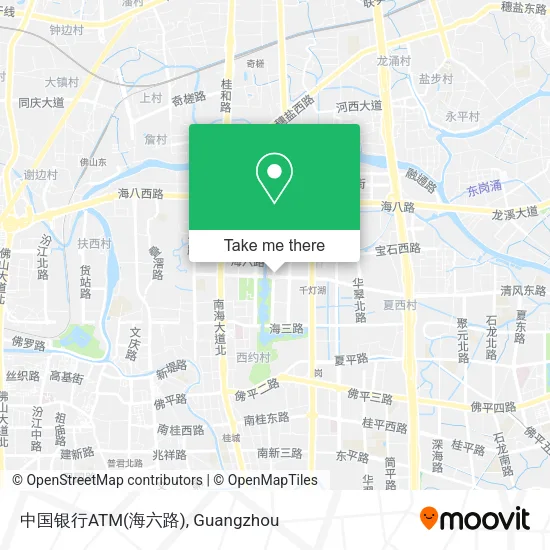 中国银行ATM(海六路) map
