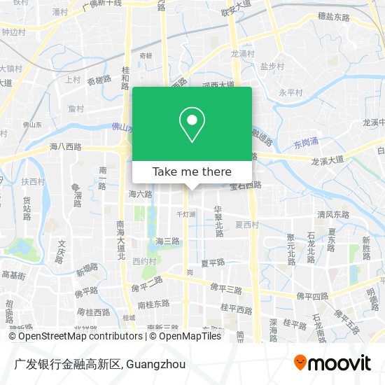 广发银行金融高新区 map