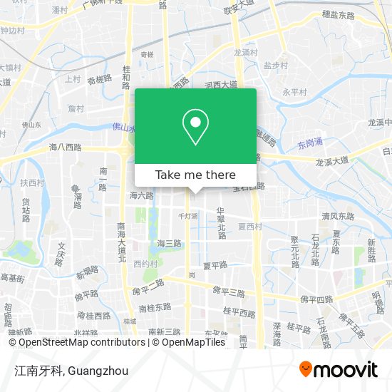 江南牙科 map