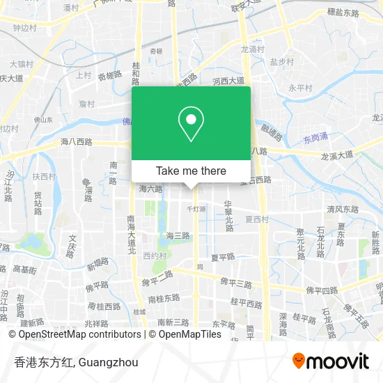 香港东方红 map