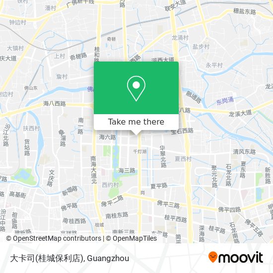 大卡司(桂城保利店) map