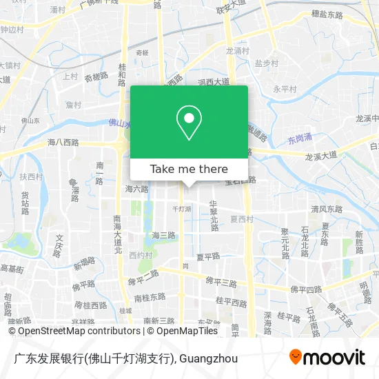 广东发展银行(佛山千灯湖支行) map