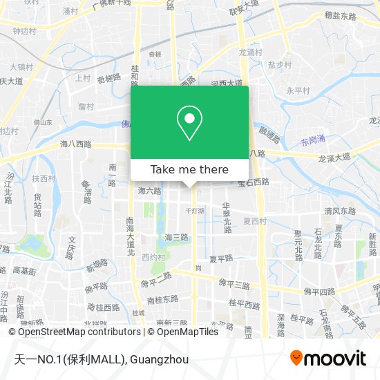 天一NO.1(保利MALL) map