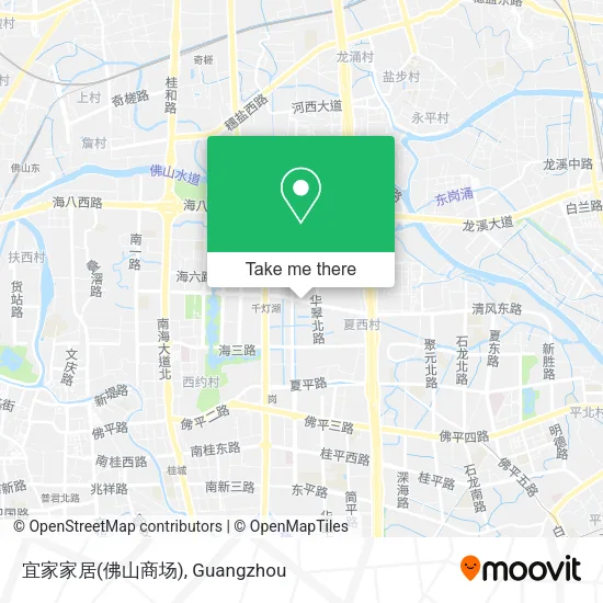 宜家家居(佛山商场) map