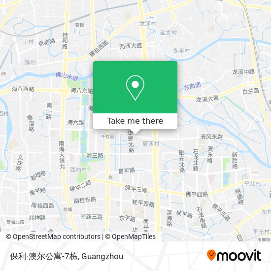 保利·澳尔公寓-7栋 map