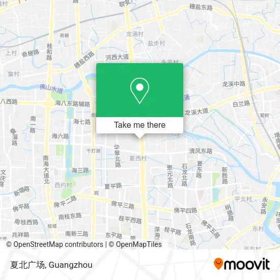 夏北广场 map