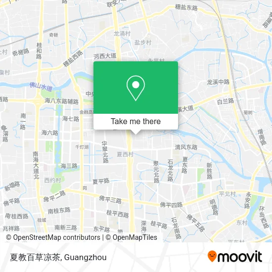 夏教百草凉茶 map