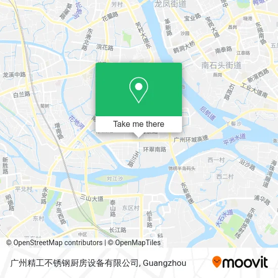 广州精工不锈钢厨房设备有限公司 map