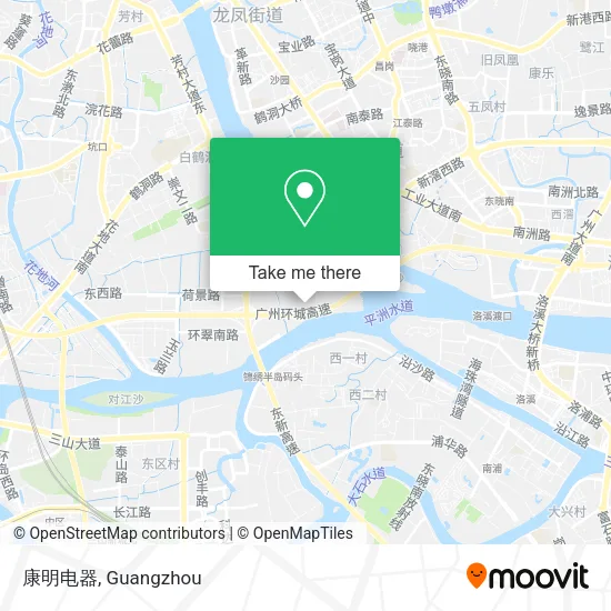 康明电器 map