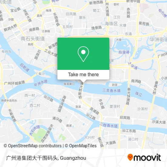 广州港集团大干围码头 map