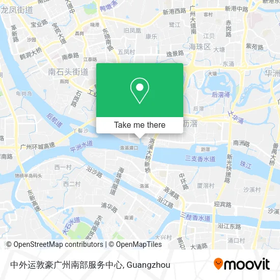 中外运敦豪广州南部服务中心 map