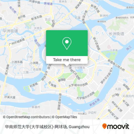 华南师范大学(大学城校区)-网球场 map