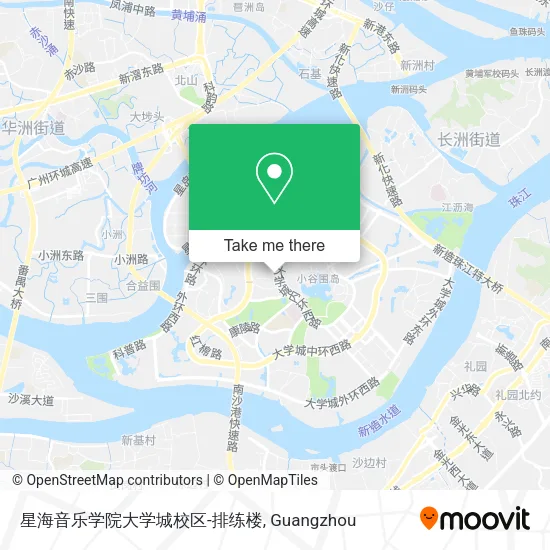 星海音乐学院大学城校区-排练楼 map