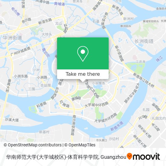 华南师范大学(大学城校区)-体育科学学院 map