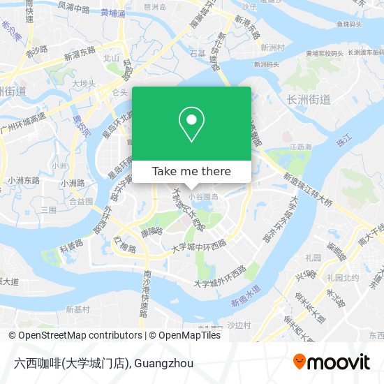 六西咖啡(大学城门店) map