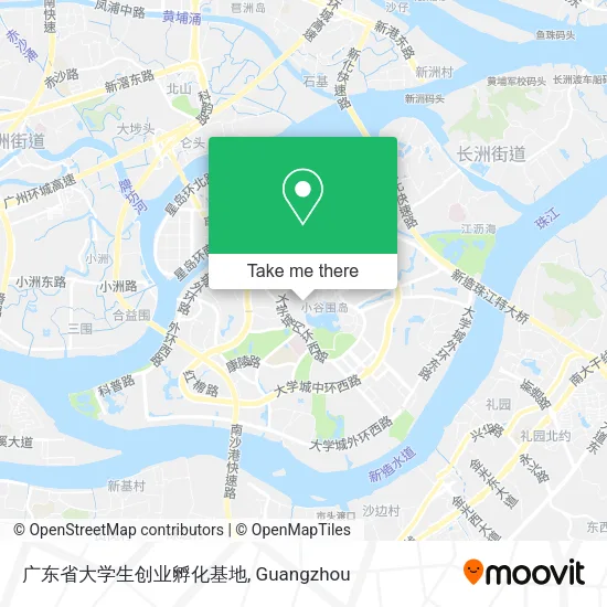 广东省大学生创业孵化基地 map